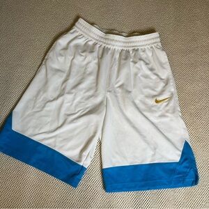Nike Dri FIT Basketball Shorts
Mens  MEDIUM  Icon White with Blue